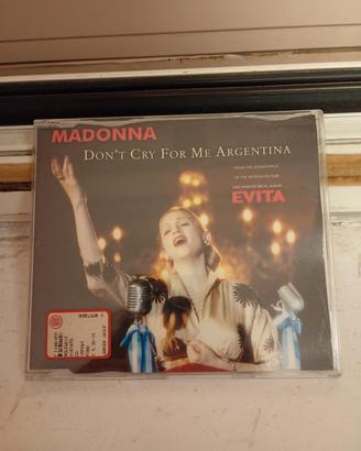 CD Don't Cry For Me Argentina Madonna 