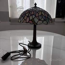 Lampada da tavolo Liberty in vetro