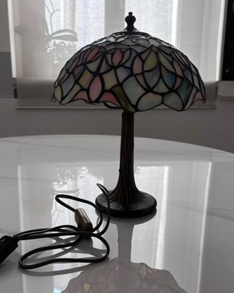 Lampada da tavolo Liberty in vetro
