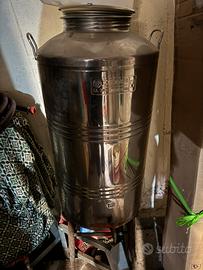 Latta serbatoio 100litri acciaio inox