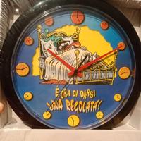 Orologio da parete  "E' ora di darsi una regolata"