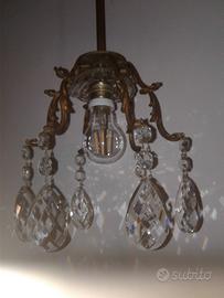 Lampadario VINTAGE piccolo e grazioso lampada led