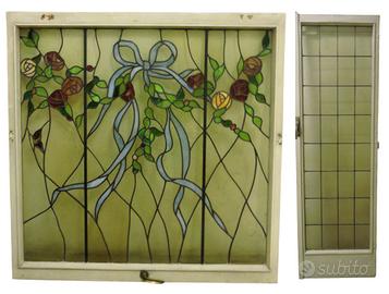 Vetrate artistiche piombate stile Liberty
