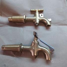 RUBINETTO OTTONE CON FILETTATURA CONICA PER BOTTI