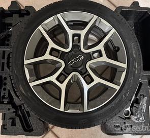 Kit scorta 500x cerchio in lega completo nuovo