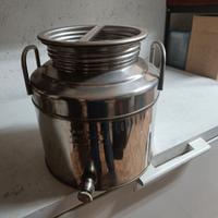 Tanica inox per olio 15 litri