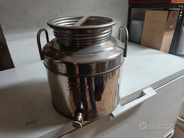 Tanica inox per olio 15 litri
