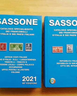 Catalogo SASSONE specializzato 2021 VOL 1 E VOL 2