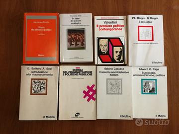 Pensiero politico, sociologia, ammin. pubblica