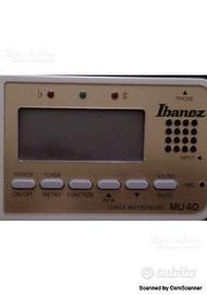 Accordatore metronomo ibanez mu40