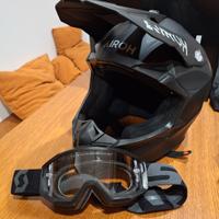 Casco Airoh Unisex S + Visiera Scott per Occhiali 