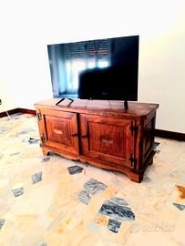 mobile porta tv in legno.massello