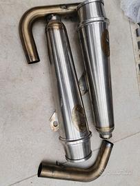 scarichi zard per triumph bobber 