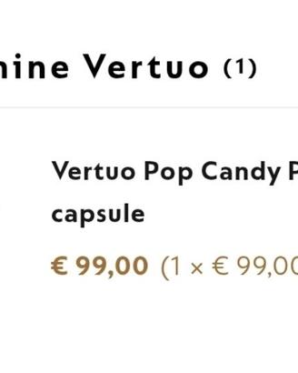 Macchina caffè cialde Nespresso VERTUO kit BERGAMO