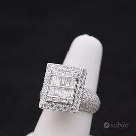 ANELLO ROYAL ORO BIANCO 18KT BRILLANTI 3.10 CT