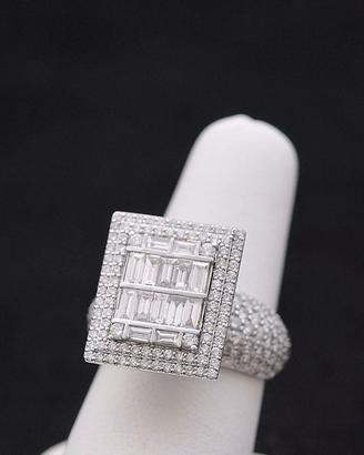 ANELLO ROYAL ORO BIANCO 18KT BRILLANTI 3.10 CT