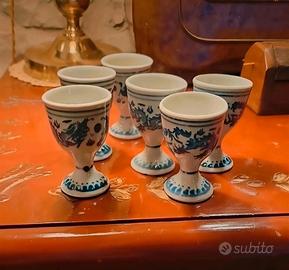 6 bicchierini da Saké vintage 