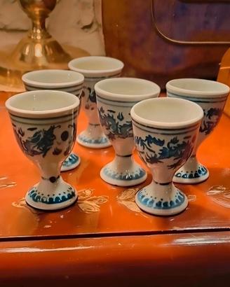 6 bicchierini da Saké vintage 