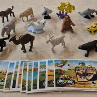 Kinder serie non completa Animali 2022 con cartine