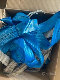 Cinghie per sollevamento traino paranco muletto