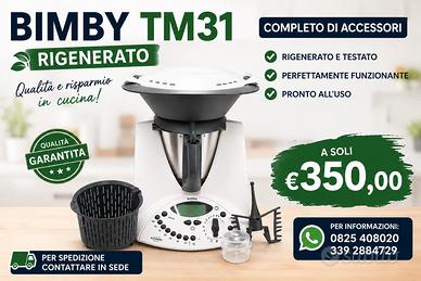 BIMBY TM31 RIGENERATO – COMPLETO DI ACCESSORI