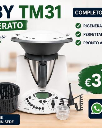BIMBY TM31 RIGENERATO – COMPLETO DI ACCESSORI