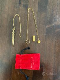 2 pendolini di metallo