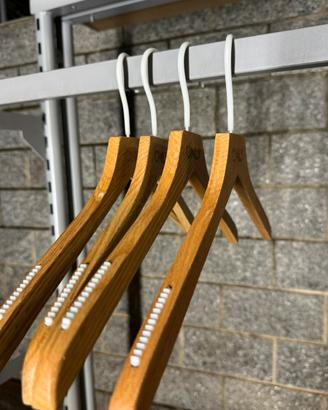 4x Grucce robuste in legno