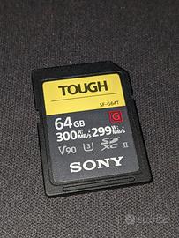 Sony Tough 64GB - NON
UTILIZZABILE SU FOTOCAMERE