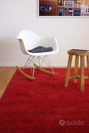 Tappeto Ikea rosso scuro, pelo corto, 133x195 cm