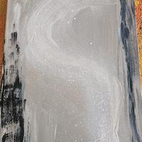 Quadro astratto moderno fatto a mano