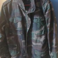 giacca camuflage con imbottitura staccabile