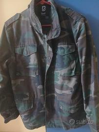giacca camuflage con imbottitura staccabile
