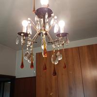 lampadario maestri vetrai di murano anni 70