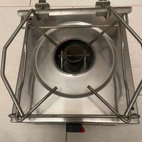 FORNELLETTO A GAS PORTATILE ACCIAIO INOX