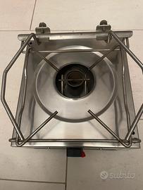 FORNELLETTO A GAS PORTATILE ACCIAIO INOX