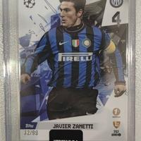 Topps Card Inter Zanetti numerata 32/99