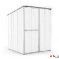 Casetta giardino in Acciaio 1.55x175cm bianco