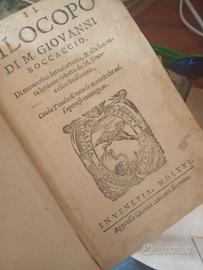 Giovanni Boccaccio  il filocopo 1° edizione