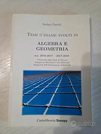 Temi d'esame svolti di algebra e geometria