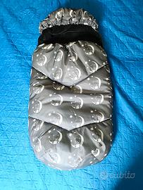 Sacco caldo anti pioggia / antivento per passeggin