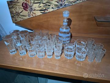 Set misto bicchieri vintage