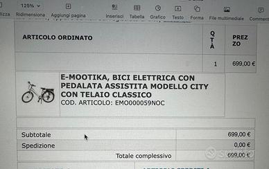 Bicicletta elettrica