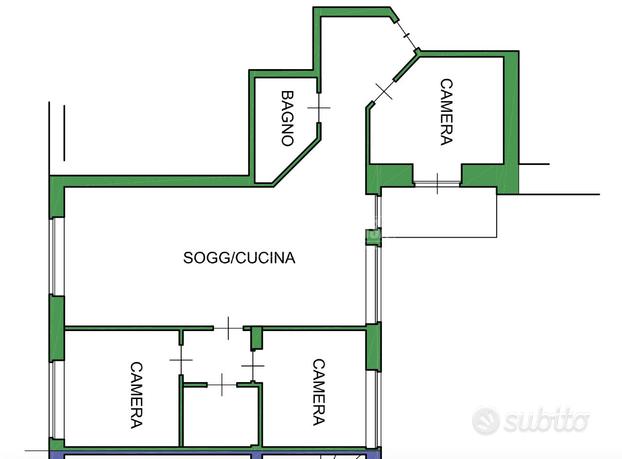 QUADRILOCALE CHIAVI IN MANO, POSSIBILITA' DI PERSO