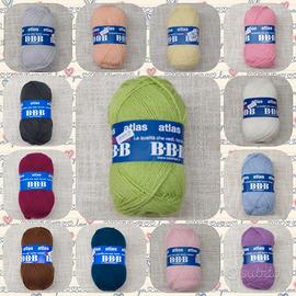 Gomitolo 50 gr misto lana 70% LANA VERGINE - ATLAS