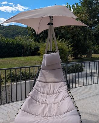Lettino sospeso /Chaise longue da esterno 