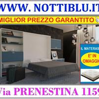 Letto a Scomparsa FOX 2p + MATERASSO OMAGGIO