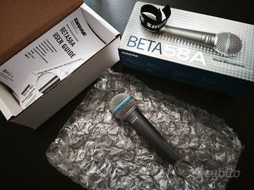 Microfono SHURE Beta 58A - Voce Live/Studio