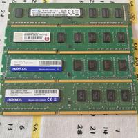 Lotto di 4 Banchi Ram DDR3 