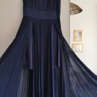 Abito lungo di seta da sera / ceremonia 